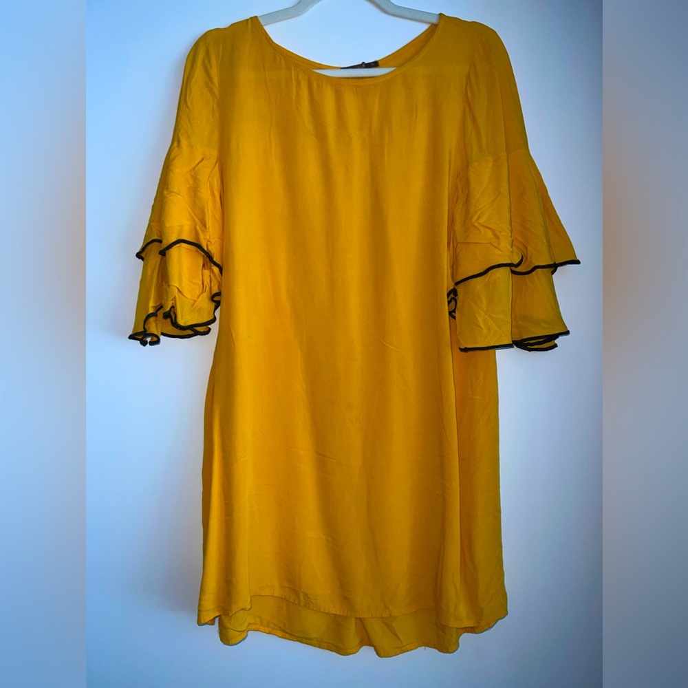 Ruffles Sleeve Mini Dress/top